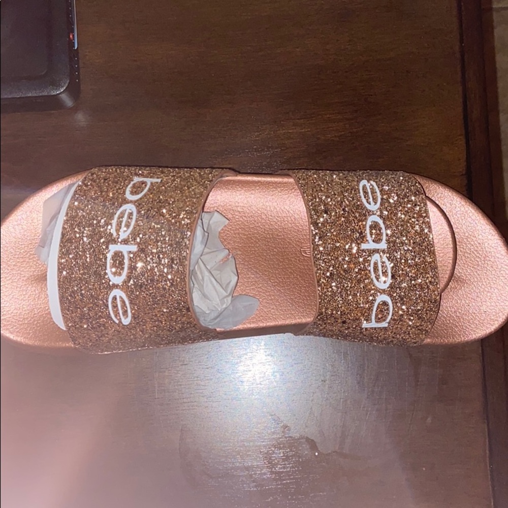 Rose gold slides